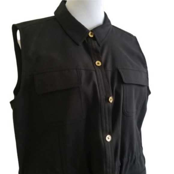 🆕️⬇️Calvin Klein Black Utility Drawstring Vest - Picture 2 of 16